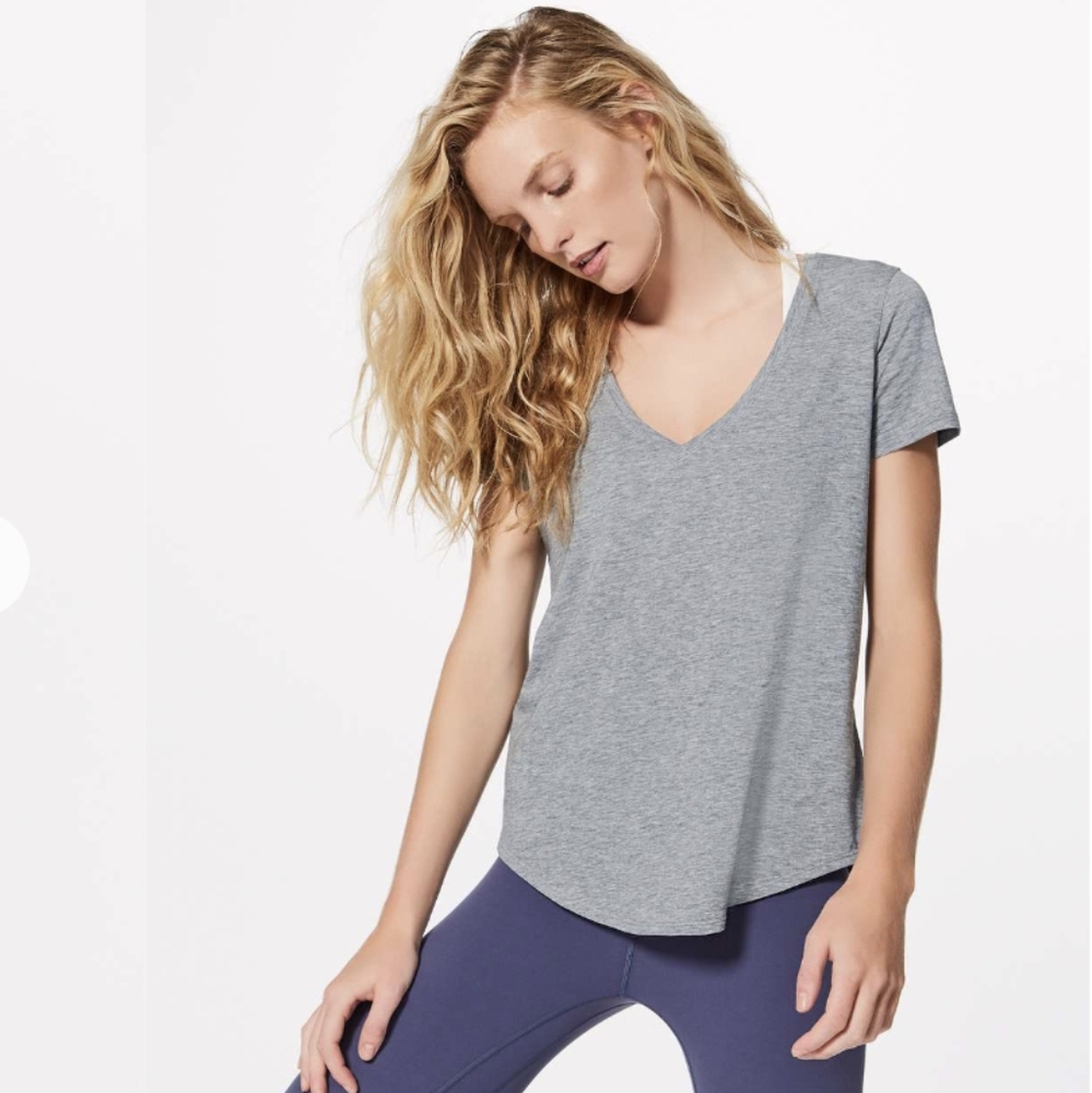 Lululemon Love Tee Heathered Medium Grey
